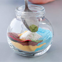 Рисунки из песка и соли. Шаг 4