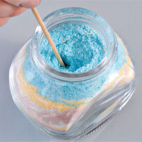 Рисунки из песка и соли. Шаг 6