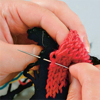 Сумка Цветы и листья. Шаг 2