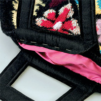 Сумка Цветы и листья. Шаг 6