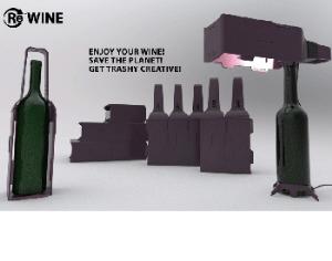 На Тайване винные бутылки превращают в лампы