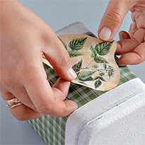 Декорирование банок для хранения чая и травы. Шаг 4