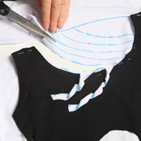 Майка Череп: простой карнавальный костюм к Хэллоуину и не только. Шаг 5