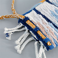 Муфта в русском стиле: как соткать самой. Шаг 10