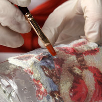 Бутылка с прямым и обратным декупажем к Новому году и Рождеству