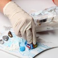 Бутылка с прямым и обратным декупажем к Новому году и Рождеству