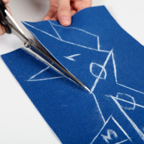 Маска для карнавала из фетра