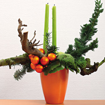 Рождественские и новогодние букеты