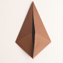 Собака оригами. Как сложить из бумаги терьера. Шаг 6