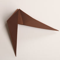 Собака оригами. Как сложить из бумаги терьера. Шаг 11