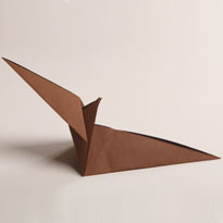 Собака оригами. Как сложить из бумаги терьера. Шаг 13