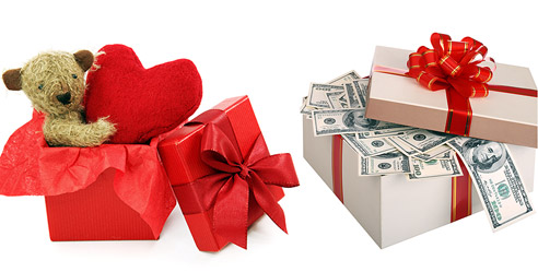 Подарки, День святого Валентина