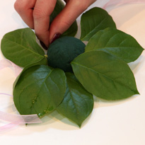 Цветочная композиция к 8 марта. Шаг 2