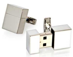 Выпущены запонки с wi-fi и флешкой