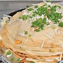 Блинчатый торт с овощами. Шаг №6 Блинчатый торт с овощами. Шаг №6