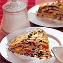 Блинчатый торт с овощами Блинчатый торт с овощами