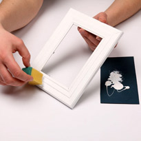 Рамка-открытка Кораблик. Шаг 1