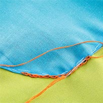 Чехол для подушки с вышивкой кошки. Шаг 4