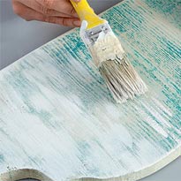 Вешалка для кухни с кружевом. Шаг 2