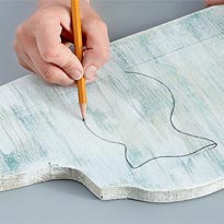 Вешалка для кухни с кружевом. Шаг 3