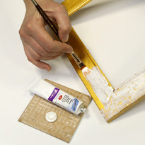 Рамка-поставка для хранения украшений. Шаг 2