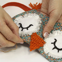 Маска для сна своими руками: модная сова. Шаг 6