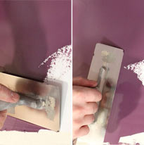 Декоративная штукатурка: как наносить венецианку. Шаг 4