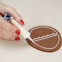 Рецепт глазури: техника кружевного ажурного декора. Шаг 1