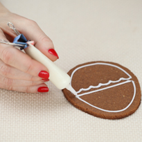 Рецепт глазури: техника рисунка по жидкой глазури. Шаг 1