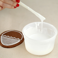 Рецепт глазури: техника рисунка по жидкой глазури. Шаг 2