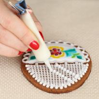 Рецепт глазури: техника кружевного ажурного декора