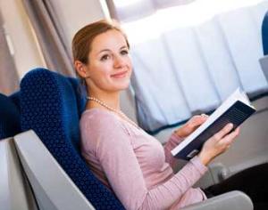 В поездах-экспрессах можно взять напрокат книжку