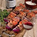 Шашлыки с соусом из хрена. Шашлыки с соусом из хрена.