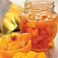 Персиковое варенье с апельсинами