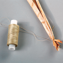 Подставка из рогоза. Шаг 2