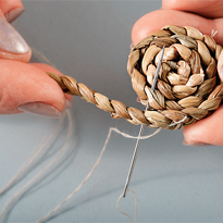 Подставка из рогоза. Шаг 4