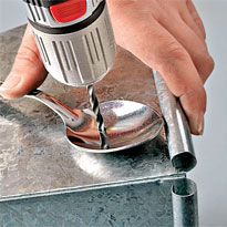 Цветочное кашпо Вилки и ложки. Шаг 2 Цветочное кашпо Вилки и ложки. Шаг 2