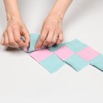 Грелка пэчворк на френч-пресс . Шаг 3