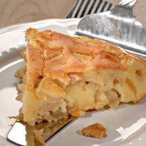 Творожная запеканка с яблоками