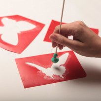 Бабочки своими руками: рисуем на стене. Шаг 4 Бабочки своими руками: рисуем на стене. Шаг 4