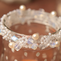 Бисер для украшения подсвечника. Шаг 1