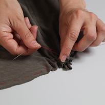 Бандана (косынка) из футболки. Шаг 3 Бандана (косынка) из футболки. Шаг 3