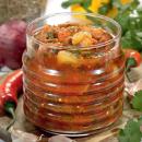 Аджика с баклажанами