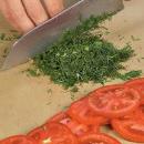 Салат Кабачки и помидоры, консервированные с грибами. Шаг №5