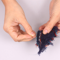 Осенняя брошка из лоскутов. Шаг 3 Осенняя брошка из лоскутов. Шаг 3