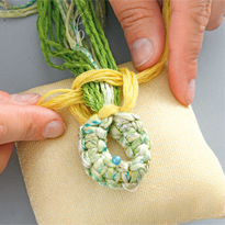 Подхват для штор своими руками. Шаг 2