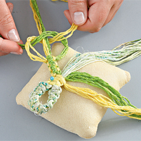 Подхват для штор своими руками. Шаг 3