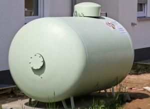 Установка газгольдера на участке