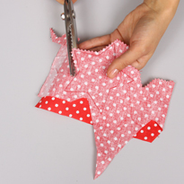 Украшения на елку: елочная игрушка из лоскута. Шаг 3