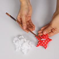 Украшения на елку: елочная игрушка из лоскута. Шаг 4